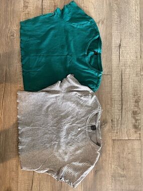 3 SHEIN Ribbed Tee Bundle